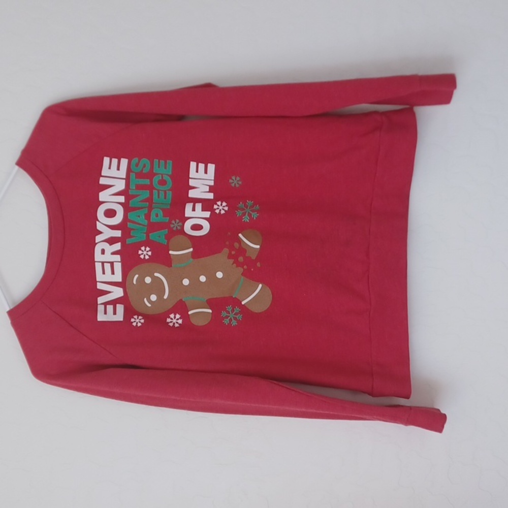 Cold Rush Lightweight Red Christmas Sweater Womans Size M (will fit small)